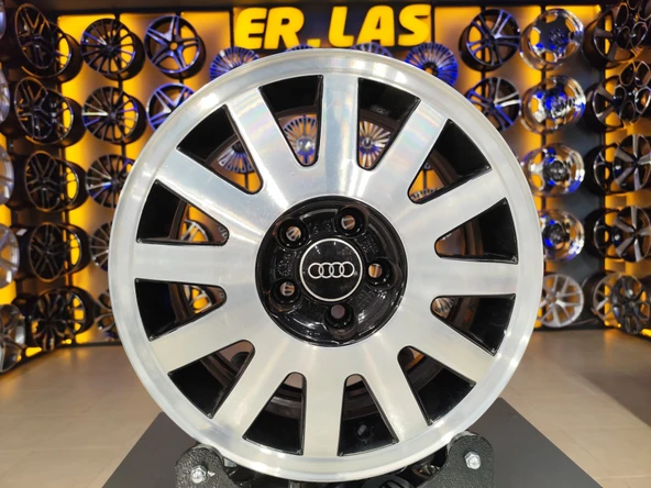 4 Adet AUDİ ORIJINAL 6*15 5*100 ET35 57.1 BLACK MACK JANT REVİZE EDİLMİŞ (Takım) ürün görseli 1