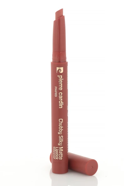 Pierre Cardin Chubby Silky Matte Lipstick – Waterproof-Ruj-Coffee Plum-614 ürün görseli 1