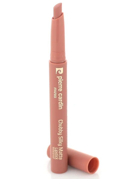 Pierre Cardin Chubby Silky Matte Lipstick – Waterproof-Ruj-Soft Beige-615 ürün görseli 1