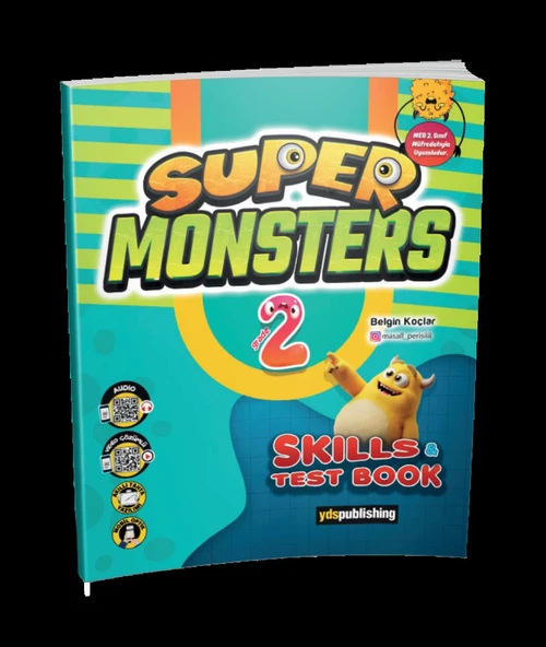 Yds Publishing 2. Sınıf Super Monsters Skılls- Test Book Yeni ürün görseli 1