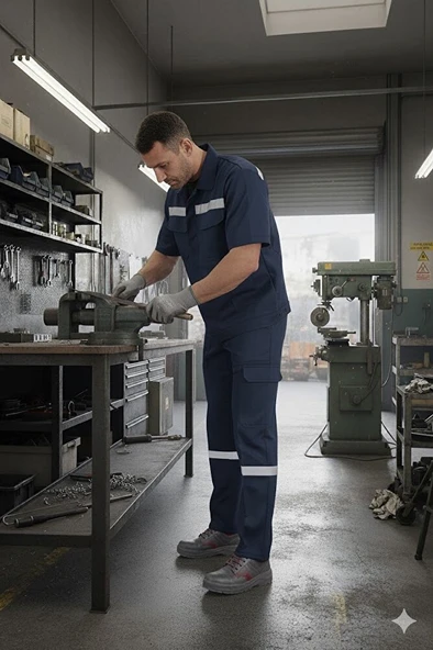 Erkek 7/7 Gabardin Kışlık Kargo Cepli İş Pantolonu ürün görseli 1