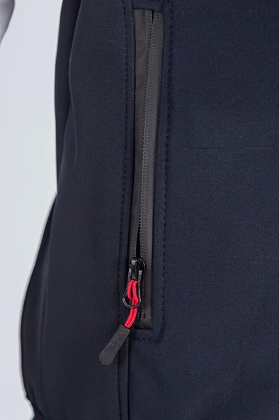 Softshell Dik Yaka Erkek Yelek - Resim 9