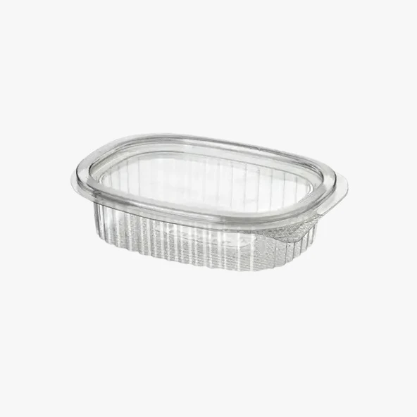 ŞeyliŞeyler  Şeffaf Plastik Oval Sos Kabı (Ezme Kabı) 100 cc 100 Adet ürün görseli 1