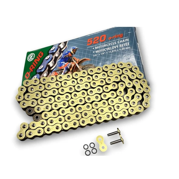 CZ Zincir 520 ORM 120L Gold Oringli ürün görseli 1