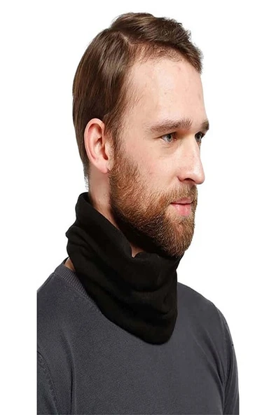 Unisex Siyah Polar Boyunluk ürün görseli 1