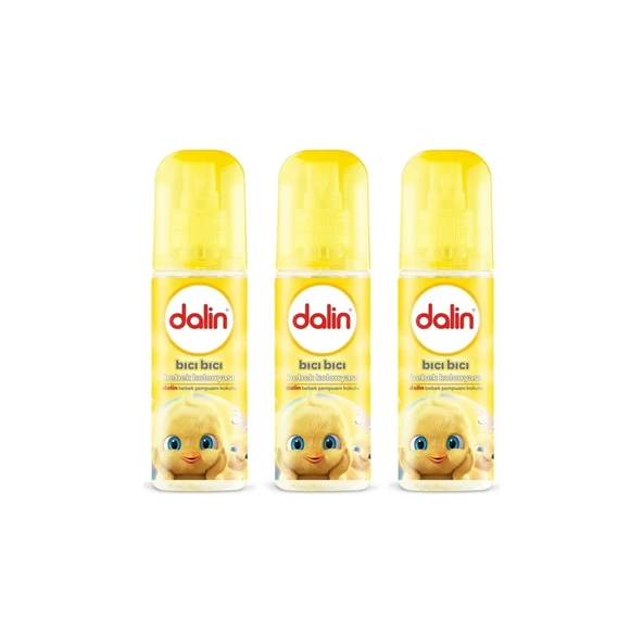 Bıcı Bıcı Bebek Kolonyası 150 ml x 3 Adet Ferahlatıcı Özellikli Tazelik Sağlar ürün görseli 1