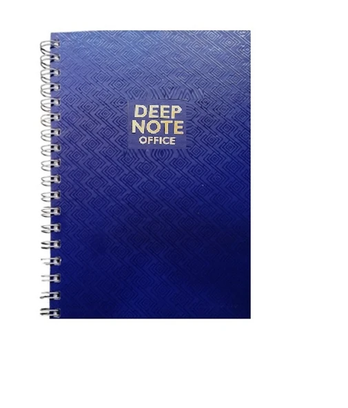 Özkan Deep Note 17x24 Spiralli Çizgili Defter 100 Yap Lacivert ürün görseli 1