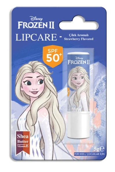 Disney Frozen II Dudak Koruyucu Lip Care SPF50 Çilek Aromalı 5 gr ürün görseli 1