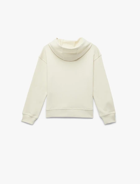 Koton Bej Sweatshirt 6Skg10349Ak - Resim 3