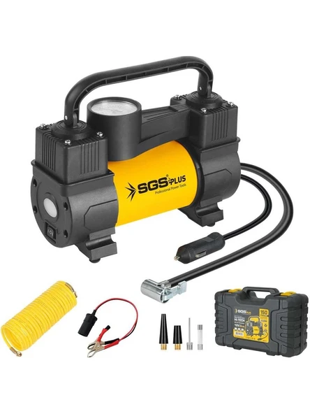 SGS 5391 ARAÇ KOMPRESÖRÜ 12V 150PSI(BASINÇ GÖSTERGELi) ürün görseli 1
