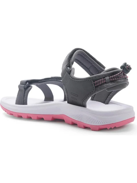 LUMBERJACK SAMBA 5FX GRİ KADIN SANDALET - Resim 5