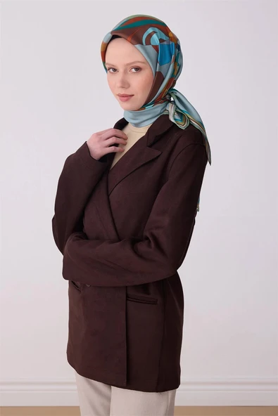 BELLİ TWİLL İPEK EŞARP 26YA4303D01 84 - Resim 2