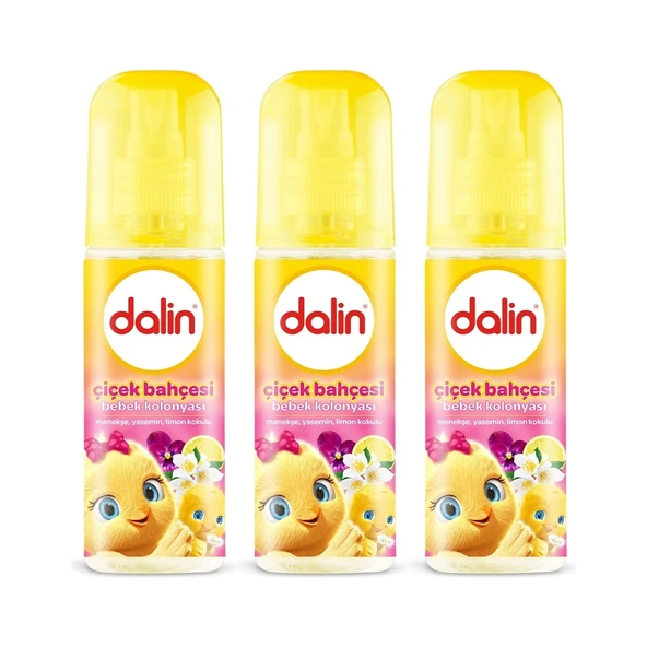 Bebek Kolonyası Çiçek Bahçesi 150 ml x 3 Adet ürün görseli 1