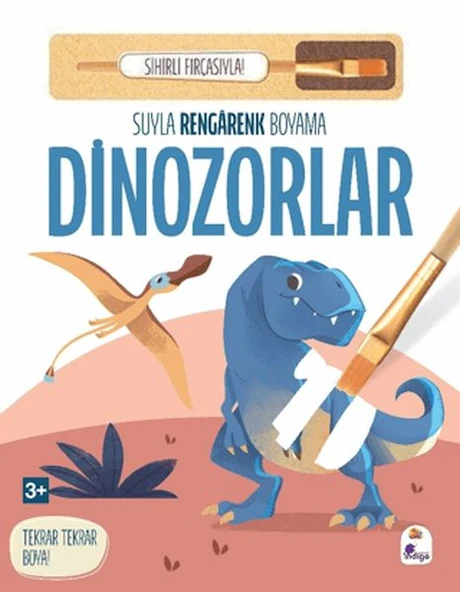 Suyla Rengarenk Boyama - Dinozorlar (Sihirli Fırçasıyla) ürün görseli 1