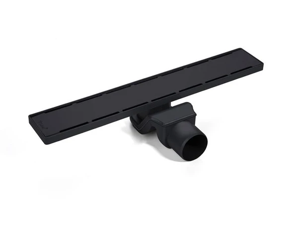 SUKAR LİNE/4E 40CM PLAIN IZGARALI DUŞ KANALI SİYAH ürün görseli 1