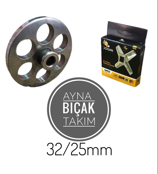 Kıyma Makine ayna Bıçak Takım 32/25mm ürün görseli 1