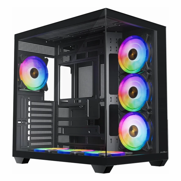 James Donkey Stark S801 650W 80+ Bronz USB 3.2 ARGB ATX Mid Tower Siyah Kasa ürün görseli 1