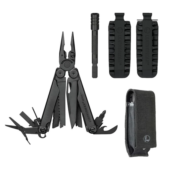 Leatherman Wave Plus Black Set Multi Tool - Resim 2