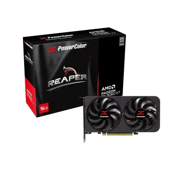 POWERCOLOR RX9060XT 16GB 16G-A  EKRAN KARTI ürün görseli 1