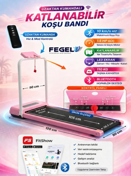 FG-07 Bluetooth Uygulama, Hoparlör, Adımsayar, Programlı, Hem Konsoldan Hem Uzaktan Kumandalı, 10KM ürün görseli 1