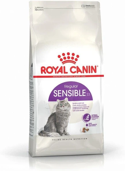 Royal Canin Sensible 33 4 kg Hassas Yetişkin Kedi Maması ürün görseli 1