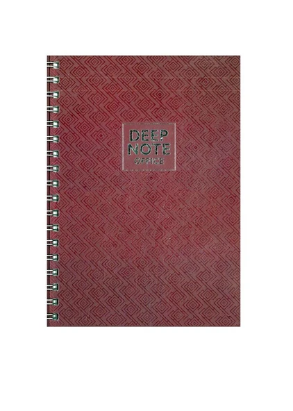 Özkan Deep Note 17x24 Spiralli Çizgisiz Defter 100 Yap.bordo ürün görseli 1