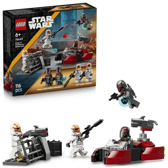 75449 Lego Star Wars Mandalore Kuşatması Savaş Paketi 116 parça +6 yaş ürün görseli 1