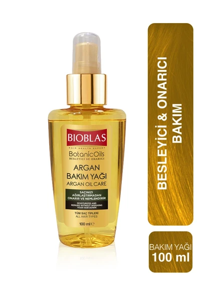 Bioblas Argan Saç Bakım Yağı 100 ml ürün görseli 1