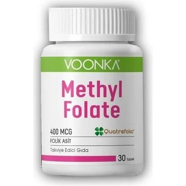 Voonka Methyl Folate 30 Tablet ürün görseli 1