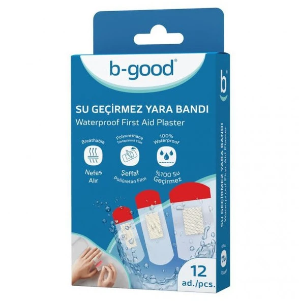 B-Good Yara Bandı Renkli 20 Adet  Suya Dayanıklı Nefes Alır ürün görseli 1