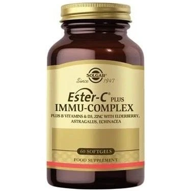 Solgar Ester-C Plus Immu-Complex 60 Softgel ürün görseli 1