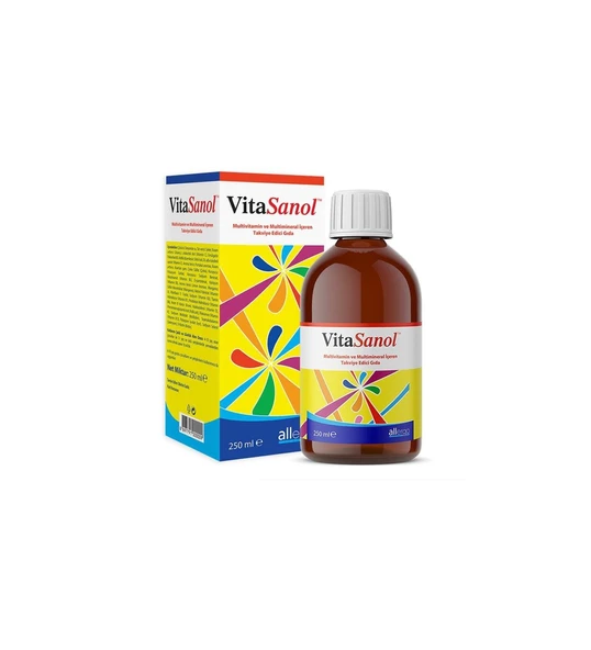 Vitasanol Multivitamin Multimineral Şurup 250 ml ürün görseli 1