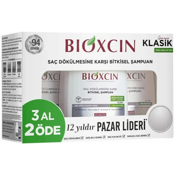 Bioxcin Genesis Yağlı Saçlar İçin Şampuan 300 Ml - 3 Al 2 Öde ürün görseli 1