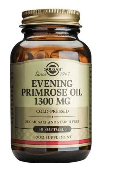 Solgar Evening Primrose Oil 1300 mg 30 Kapsül ürün görseli 1