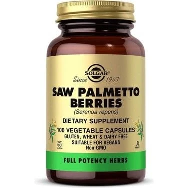 Solgar Saw Palmetto Berries 100 Kapsül ürün görseli 1