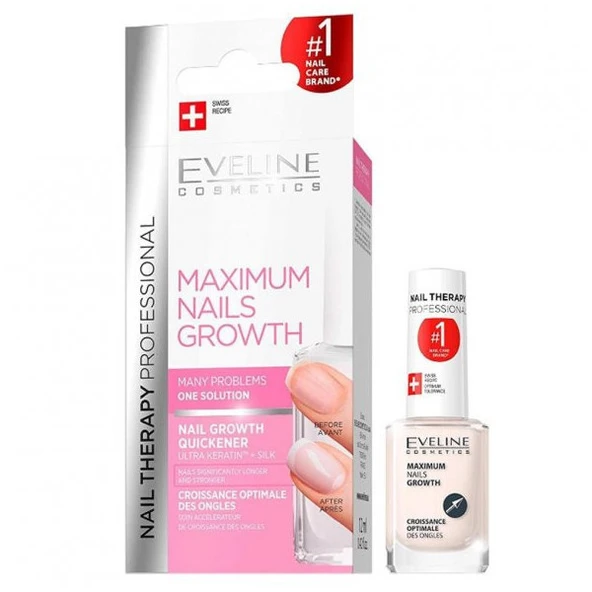 Eveline Maximum Nails Growth 12Ml | Tırnak Bakımı ürün görseli 1