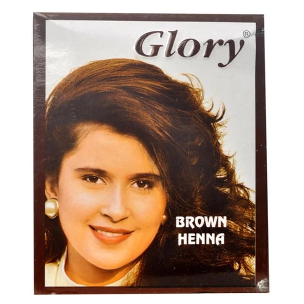 Glory Glory Kahverengi Hint Kınası (Brown Henna) 10 Gr Paket ürün görseli 1