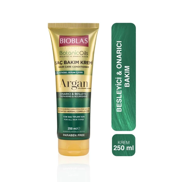 Bioblas Botanic Oils Argan Yağlı  Saç Bakım Kremi 250 ml ürün görseli 1
