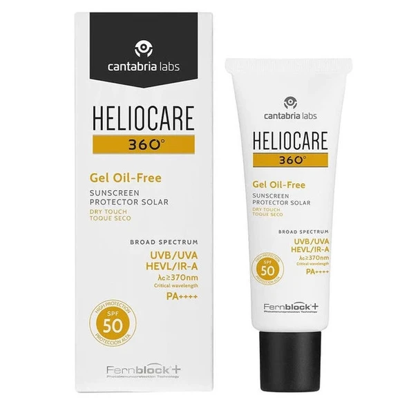 Heliocare 360 Yağsız Spf+50 Jel Güneş Koruyucu 50Ml ürün görseli 1