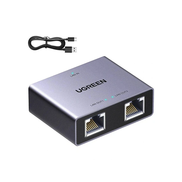 UGREEN 35598 NW301 3 Port Harici Beslemeli 10/100/1000Mbps Gigabit Ethernet Switch Ağ Dağıtıcı ürün görseli 1