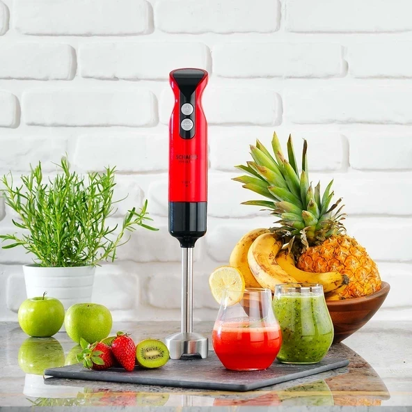 Schafer Meister Kırmızı 1000 W Çubuk Blender ürün görseli 1