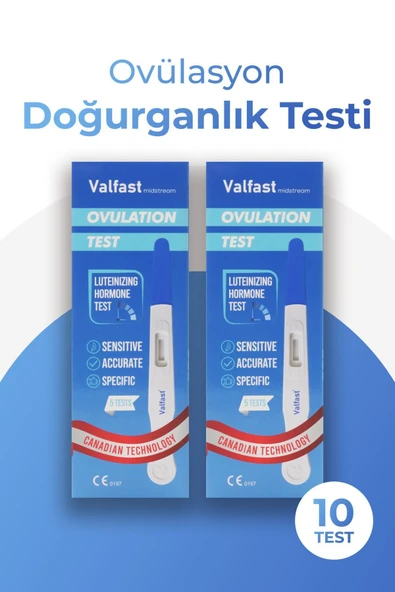 Ovulasyon Doğurganlık (Yumurtlama) Testi 2 Kutu 10 Adet Kalem Test ürün görseli 1