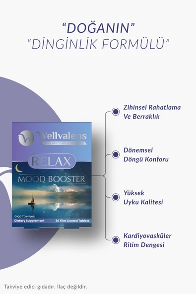 Relax Bitkisel Karışım Tablet Alıç Passiflora Valerian 30 Tablet - Resim 2
