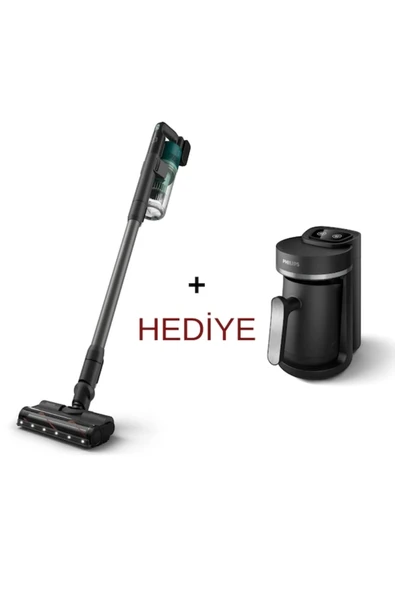 Philips Dikey Şarjlı Süpürge XC6456/10 Kahve Makinesi Hediye HDA150/61 ürün görseli 1