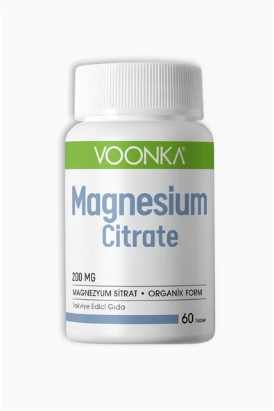 Voonka Magnesium Citrate 60 Tablet ürün görseli 1
