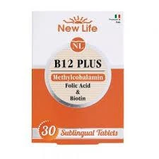 New Life B12 Plus Methylcobalamin 30 Dilaltı Tablet ürün görseli 1