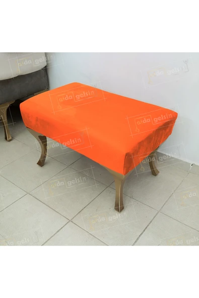 aldagelsin Puf Bench Orta Sehpa 75 cm Turuncu 75 x 45 ürün görseli 1