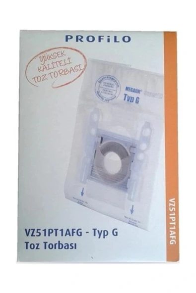 Profilo Orijinal Vz51pt1afg (5+1 Adet Filtre) Toz Torbası ürün görseli 1