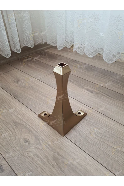 aldagelsin Mobilya Koltuk Sehpa Komidin Puf Bench Lükens Ayak 28 cm 2 Adet Gold ürün görseli 1