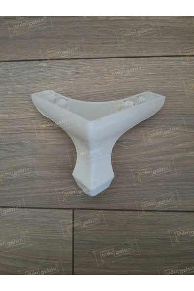 aldagelsin Mobilya Koltuk Sehpa Komidin Puf Bench Lükens Ayak 10 cm 4 Adet Beyaz ürün görseli 1